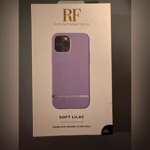 Richmond & Finch Soft Lilac iPhone 12 Pro Max Case New in Box